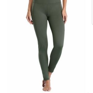 Willit brand, army green athletic leggings with pockets